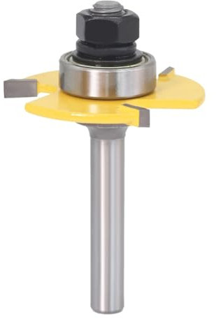 1pc 6mm/8mm/12mm Biscuit T-Slotting Joint Assembly Bit 1/4 1/2 Shank Woodworking Milling Cutter Tools(NO 2)