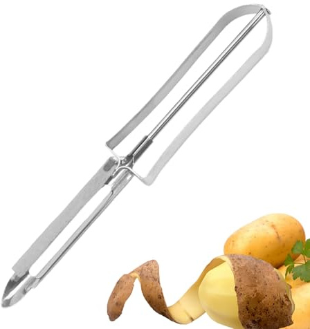 Skallig för – rostfritt stål skalare slicer | rostfritt stål frukt roterande ljudpotatisskålar för och, diskmaskin säker potatisskalare