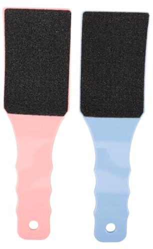 Lima para Pies de Doble Cara Curva, 2 Piezas de Ps | Exfoliante y Pulido, para Piel del Pie, Formato Ligero y Ahorra Espacio