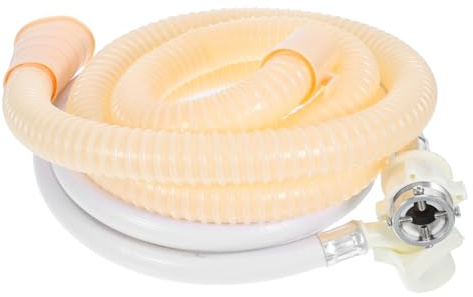 RORPOIR Mangueras de Pvc para Lavadora, Tuberías de Agua de Entrada y Desagüe, 2 M, Conectores Fáciles