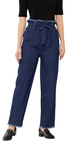 Aarika jeans för kvinnor, marinblå, M