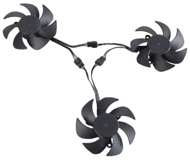 Fahoujs Ventola di raffreddamento per scheda grafica a 4 pin, DC12 V, per 3060 8 G, 12 G, efficace gestione del calore per ventola di schede grafiche