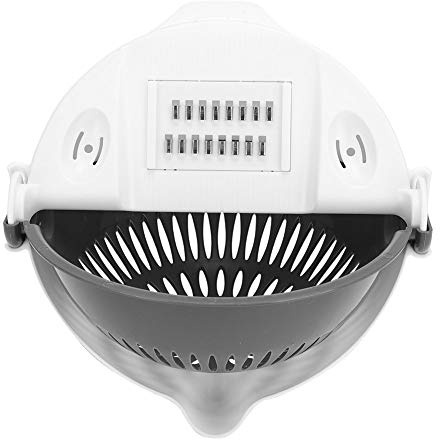 ZJchao Outil de Cuisine Polyvalent pour Couper, Hacher, Râper les Légumes avec Panier de Vidange