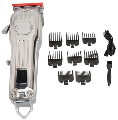 Yinhing Cortadora de Cabello Eléctrica Kit de Cortadora de Cabello Recargable Profesional de Alto Rendimiento con Pantalla LED para Hombres y Mujeres Uso en Salón en Casa Batería de