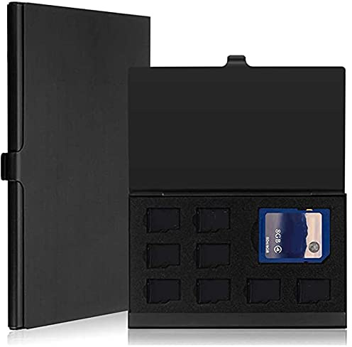 2 uds 20 Ranuras Estuche para Tarjetas de Memoria con Ranura para Pin SD SD Estuche para Tarjetas de Memoria Caja de Almacenamiento para 20 Tarjetas SIM Organizador Caja de