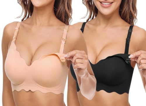 Bresdk Soutien-Gorge Allaitement sans Couture Confort Maternité