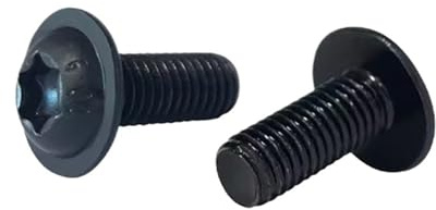 5–10 stycken M5 M6 M8 G10,9 stål svart färg torx sexkantskruvar med bricka kragskruvar (x 20 mm, M8 5 st)