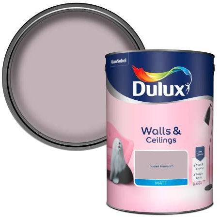 Dulux Walls & Ceilings Matt Emulsion Paint - Dusted Fondant - 5L