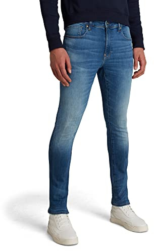 G-STAR herr Revend Skinny Jeans , Flerfärgad (medium indigo ålder 8968-6028), 30W / 32L