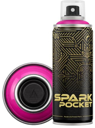 SPARK Pocket Sprühdose Magenta - 200ml Sprühlack glänzend, Sprühfarbe für Arts & Crafts, DIY, Modellbau, Spraydose für Holz, Metall, Kunststoff