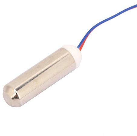 Elprico Vibrationsmotor, 5-teiliger wasserdichter zylindrischer mikro-kernloser Vibrationsmotor Hochgeschwindigkeitsmotor mit 14500 U/min für Massagegeräte