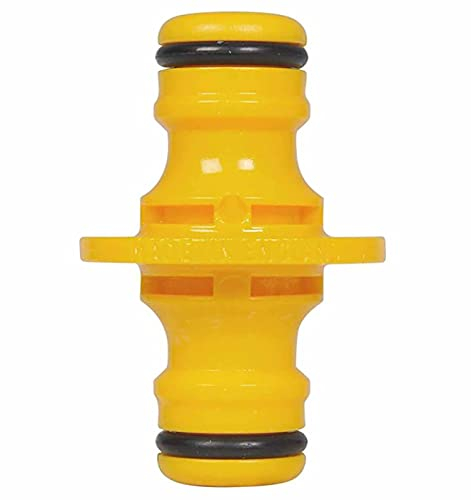 Schlauchkupplung für Steckverbinder - Schlauchverbinder 1/2 Zoll Doppelstecker Gartenschlauch Verbindungen Extender Verlängerung Garden Kupplung Verbindungsteil Plastisch Zwei Wege Kupplung