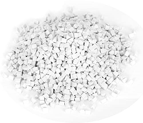 Eosnow Ceramic Grit Filler Media,Small Rock Tumbling Buffing Abrasive Material Ceramic Pellets,3 Lbs Triangle Abrasive Non Abrasive,for Bowlder for All Type Tumblers