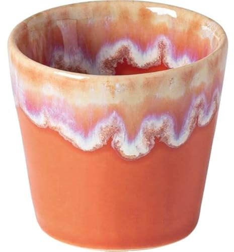 Costa Nova LSC061SS Costa Nova Free Cup, S, Espresso, Approx. 3.4 fl oz (90 ml), Grespresso, Sunset, Orange, Dishwasher Safe, Microwave Safe