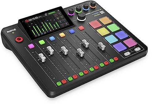 RØDE RØDECaster Pro II Alles-in-1 Produktionslösung für Podcasting, Streaming, Musikproduktion und Inhaltserstellung, Black