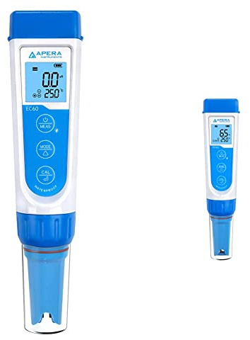 Apera Instruments EC60 Premium Leitfähigkeits-Messgerät & PH60 Premium pH-Meter, Standard Glaselektrode