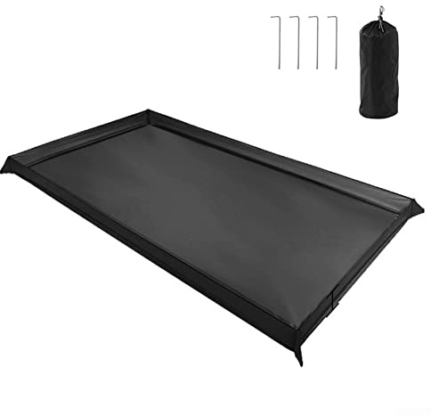 Bâche de sol imperméable pour camping, Empreinte de tente de camping multifonction, Chiffon de sol imperméable pour baignoire, Bâche de sol imperméable 200x120 cm