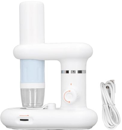 Tyenaza Drahtloses Digitales Mikroskop, WiFi-Handheld, Tragbar, USB 1080P HD, Mini-USB-Münzlupenkamera Mit Ständer Für Pflanzen, Trichosomen, Kleine Organismen, Mineralien, Münzen