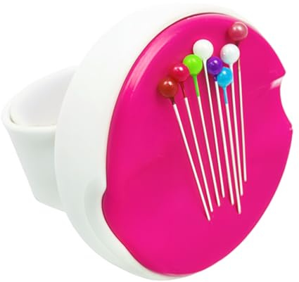 WedDecor Magnetic Wrist Pin Cushion Holder with Adjustable Band