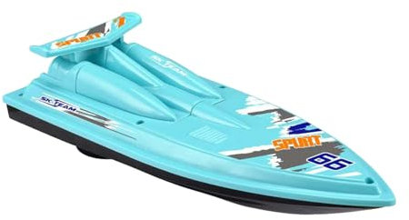 Baoblaze Yacht Badewanne Spielzeug Schnellboot, Outdoor Wasser Spielen Badewanne Badespielzeug, Badeboot Spielzeug Schwimmendes Spielzeugboot als, Blau