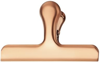 Blausky 10 stycken stora metallklämmor, stängningsklämmor av 430 rostfritt stål, bulldog clips, filklämmor, påsklämmor för att hålla fräscha, stängningsklämmor för livsmedelspåsar, påsar, 7,5 x 12 cm,