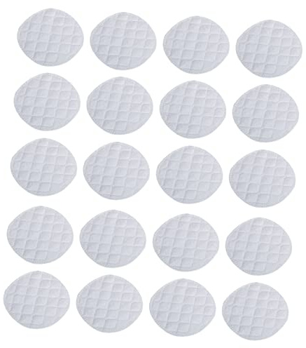 JOINPAYA 20 Pièces Lot De Coussinets D'allaitement Lavables En Coton Avec Absorption Et Doublure Étanche