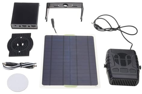 GMBYLBY Riscaldamento Solare Dimensioni Compatte Per Uso Esterno Per Case Per Animali Domestici E Serre Pannello solare Portatile