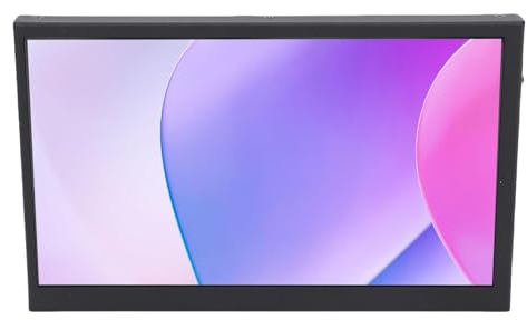 Sxhlseller Touch Screen LCD da 7 Pollici, Display Touchscreen Capacitivo 1024x600, Angolo di Visualizzazione Completo a 170 °, modalità Orizzontale e Verticale, Monitor Portatile HDMI per