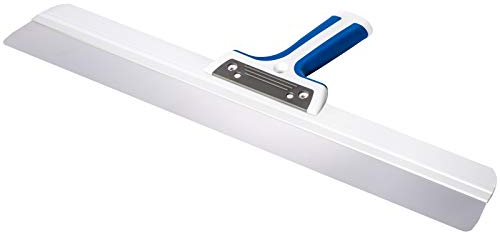 Colorus Profi Flächenspachtel 600mm | Fassadenspachtel aus rostfreiem Edelstahl | Breitspachtel mit 2K Soft Griff | Großflächenrakel Dekorspachtel | Verputzer Werkzeug Maler Werkzeug