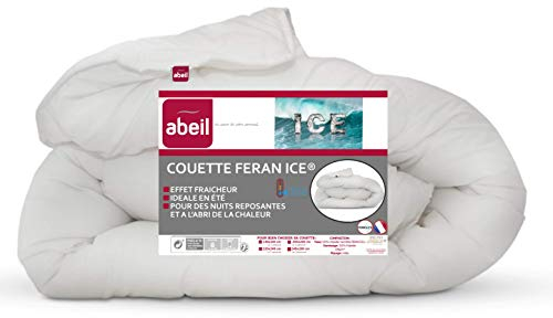 Abeil - Couette Hydrocool® - Douceur et Fraîcheur - Idéale en Été - Enveloppe Microfibre Douce, Garnissage Polyester 200g/m² - Lavable en Machine - Certifiée Oeko-Tex - 220 x 240 cm
