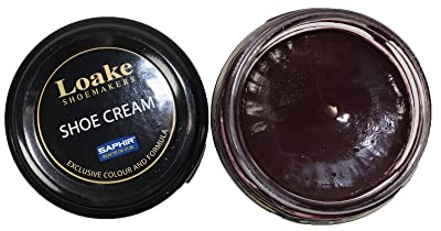 Loake Burgundy Cream Polish - Feed And Conditions Leather Leather Burgundy
