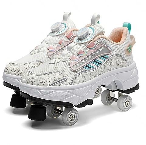 GRFIT Rollschuhe für Kinder, Berry, Polyurethan Inline Skate Räder, Schnürung, Kunststoff, Unisex-Kinder, Weiblich und Unisex, 33