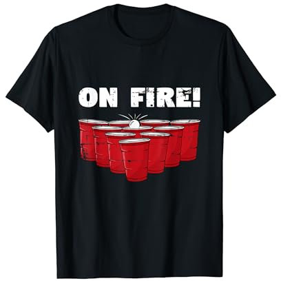 Beerpong Herren Bier Pong Bierpong T-Shirt