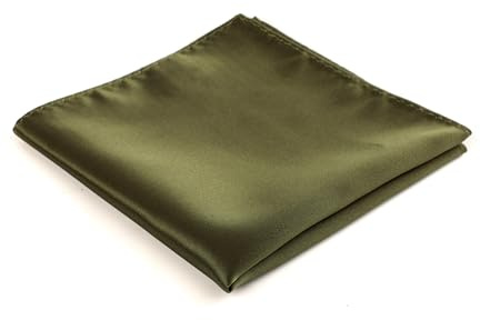 fortunatever Mens Solid Satin Mens Tie With Hanky,Handmade Neckties For Men With Gift Box