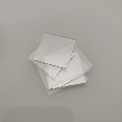 100 Pcs Transparent Quadrat Glas Objektträger Deckgläser Deckgläser for Mikroskop Optische Instrument Mikroskop Deckglas(24x24mm)