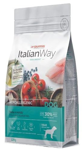 ItalianWay Medium/Maxi Adult Hypoallergenic Trota e Mirtilli 12kg cane