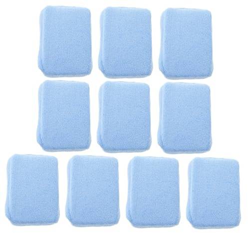 Beatifufu 10pcs Car Wax Applicator Pads Polishing Cushions for Car Detailing and Household Cleaning for Waxing Glass Wiping and Defogging