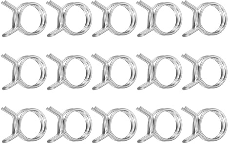 QUARKZMAN 15 Stk. Schlauchschellen, 16mm ID Benzinschlauch Schellen, Edelstahl Kraftstoffleitung Rohrschellen, Wasserleitung Luftschlauch Schlauchschelle Fastener