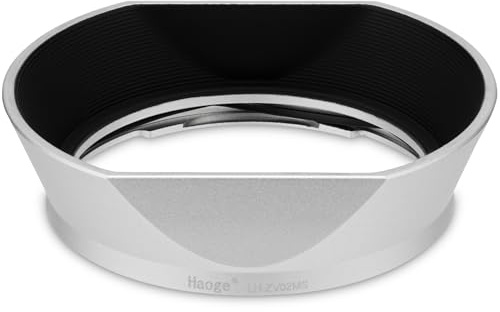 Haoge Square Metal Lens Hood for Voigtlander NOKTON 35mm f1.4, 40mm f1.4, 50mm f1.5 Aspherical II 28mm F1.5 VM Lens,Carl Zeiss Biogon T* 35mm f2 35mm f2.8 ZM, Planar T* 2/50 50mm f2 ZM