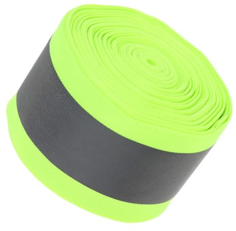 ERINGOGO Tira Reflectante Adhesiva Cinta Fluorescente para Ropa Tela Reflectante De Alta Visibilidad Decoración Segura