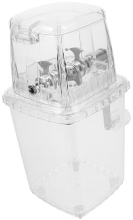 KOCKSHION Tritatutto Manuale Per Ghiaccio Macchina Per Ghiaccio Tritato Portatile Per Cocktail e Dessert Estivi Con Design Compatto e Pratico