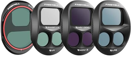 Freewell Everyday Filter für DJI Mavic 4 Pro | ND1000, LPR, Glow Mist 1/4 und CPL – Premium-Objektivfilter für Filmaufnahmen, verbesserte Farb- und Blendreduzierung