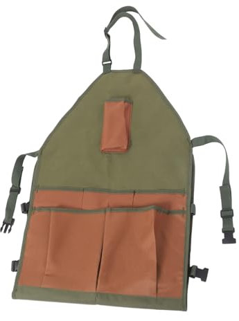 MAGICLULU Grembiule da Giardinaggio Regolabile con Large per Grembiule Protettivo Oxford per Giardinaggio