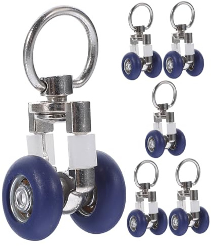 Ipetboom Carrucola per Tendaggi e Ruota per Tende in Materiale Resistente Runner per Tende Silenzioso per Finestre Porte Scorrevoli e Ambienti Interni