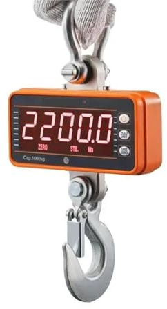 Bilancia for gru digitale da 1000 kg con schermo LED di controllo sospeso for edilizia, Preciso e Versatile