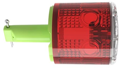Balise solaire, lumière clignotante solaire - Lampe d'avertissement LED - Voyant stroboscopique super lumineux, feu de sécurité clignotant étanche pour la sécurité routière