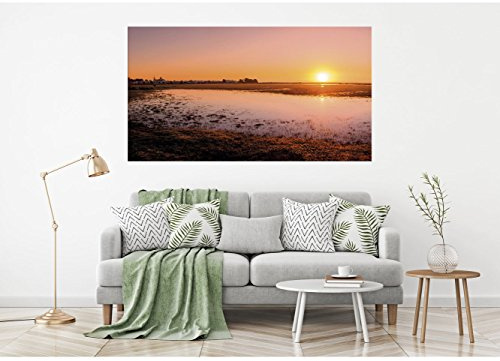 Oedim Cuadro Cartón Pluma para Pared Marisma Doñana | Cuadro para Paredes | Cartón Pluma Decorativo | Varias Medidas 100 x 49 cm | Decoración comedores, Salones, Habitaciones...
