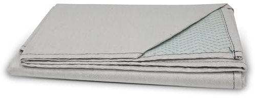 Axus Decor Gekoe Floor Gripping Paint Barrier Sheet (Onyx Series) Dust Sheets for Decorating, Painting, Furniture, Floor Paint Sheets for Decorating, Rubberized Bottom Layer & Reusable - 1.2m x 1.2m