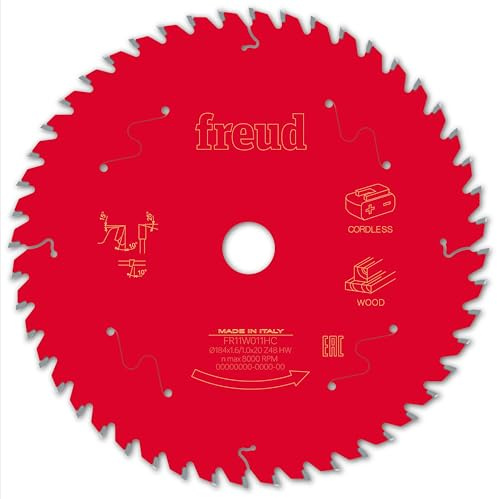 Freud Wood Saw Blade 184mm x 20mm 48T Cordless