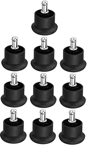 CAXUSD 10pcs Office Chair Leg Stoppers Furniture Foot Glides Floor Protectors for Wood Metal Tubular Chairs Reduce Noise Prevent Scratches to Stationary